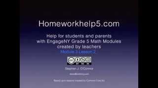 Grade 5 EngageNY Eureka Math Module 3 Lesson 2