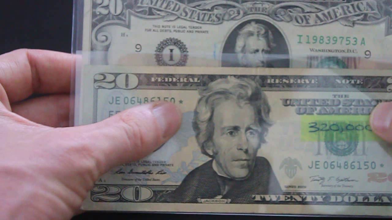 Low Print Star Note And Twenty Dollar Bill Cool Serial Number Birthday Year Note Low Print Star Note And Twenty Dollar Bill Cool Serial Number Birthday Year Note