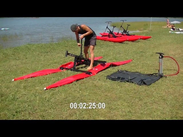 How to assemble a BikeBoat fast and easy (waterbike)