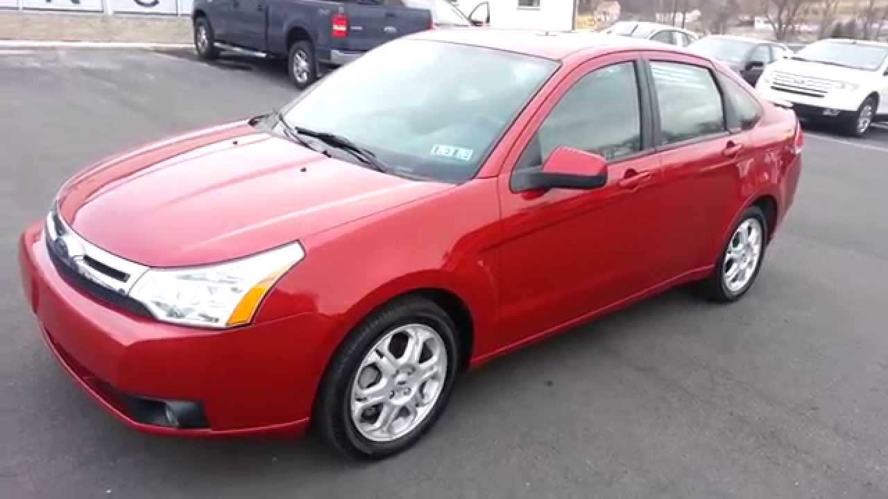 2009 FORD FOCUS SES SANGRIA RED CLEARCOAT METALLIC - YouTube