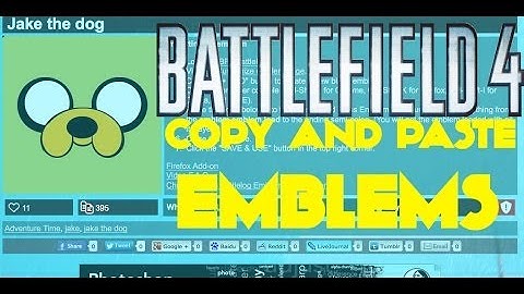 HOW TO COPY ANY EMBLEM ON BATTLEFIELD 4!!!(ALL PLATFORMS)