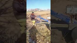 Innovative Compact Soil Roller in Action Preparing Farmland for the Next Season