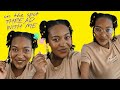 African Threading on Type 4 Natural Hair with a Hint of Chaos | YemuDaily