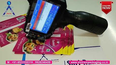 Shrink Label Batch Coding Mrp Exp Handheld Inkjet Printer Meenjet M6 | Shrink Sleeve Batch Coding