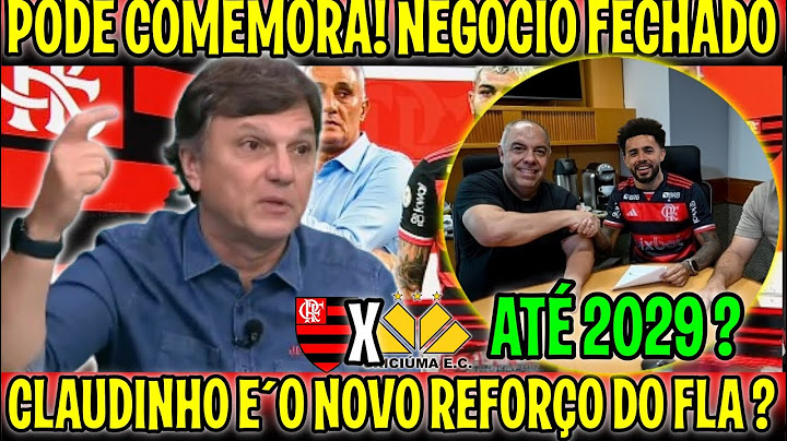 NEGOCIO FECHADO NO FLAMENGO "CLAUDINHO DECIDE SER JOGADOR DO MENGÃO " PODE COMEMORAR NAÇÃO!