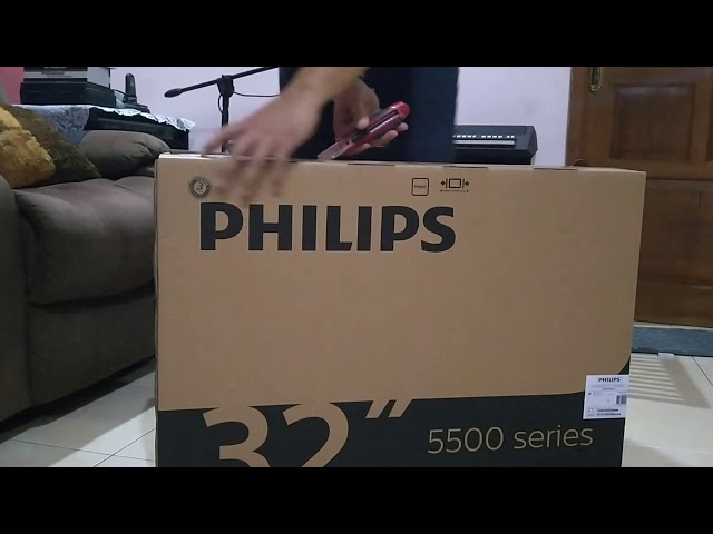 PHILIPS HD Digital TV 5500 Series (NON SMART TV) Unboxing - YouTube