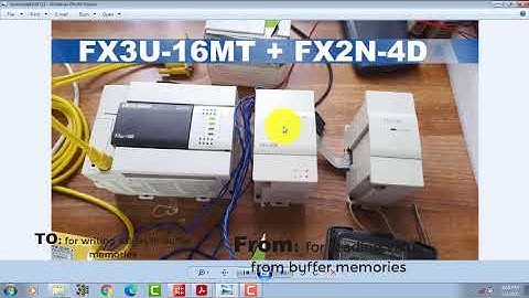 21 Mitsubishi PLC Analog to Digital Module  FX2N 4AD programming in English   4mA to 20mA  0V to 10V