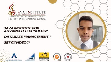 Java Institute for Advanced Technology DATABASE MANAGEMENT 1(Video 1)