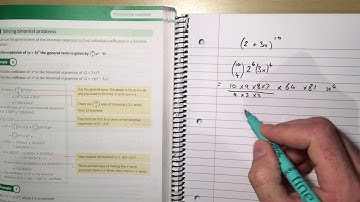 46  Solving Binomial Problems Chapter 8 section 4 Edexcel Pure AS Level Maths