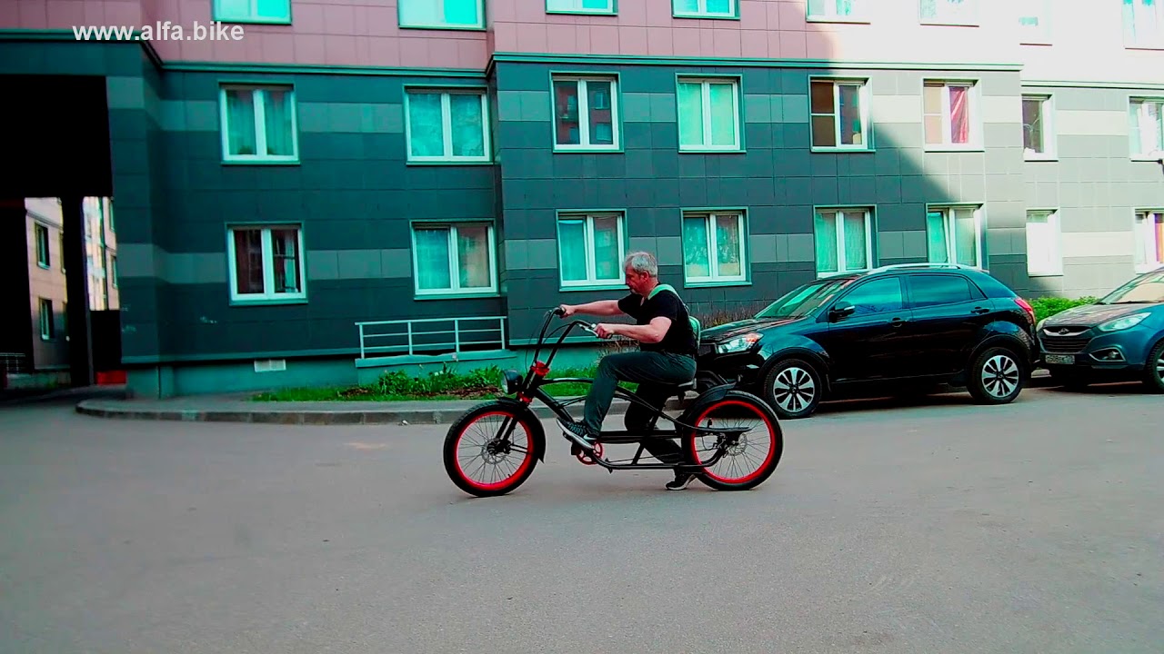 Велосипед круизёр Micargi Bronco red flame 3 speed