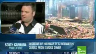 Horry County Hwy 31 Fire 2009 WX Ch Interview with LCIMT PIO