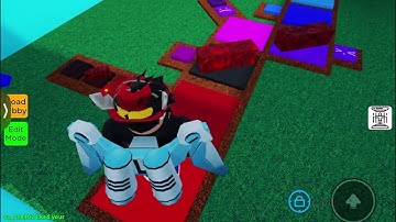 Showing my difficulty button simulator in obby creator