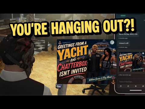 Chatty is NOT Invited to Gunner and Ray's Yatcht Party | NOPIXEL 4.0 GTA RP