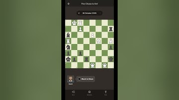 Solving daily puzzle 26-10-25 #chesspuzzle #chess #latest