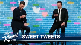 Jimmy Fallon \& Justin Timberlake Read Sweet Tweets About Each Other