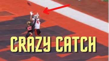 Michael Wilson CRAZY CATCH At The Senior Bowl