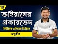 10. আবরণ ও জনন অনুসারে ভাইরাসের প্রকারভেদ। অণুজীব। ভাইরাস