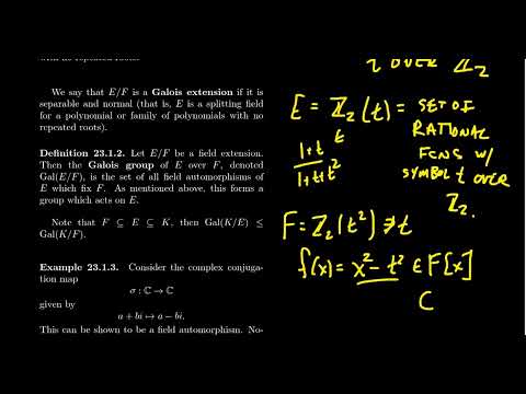 Separable and Galois