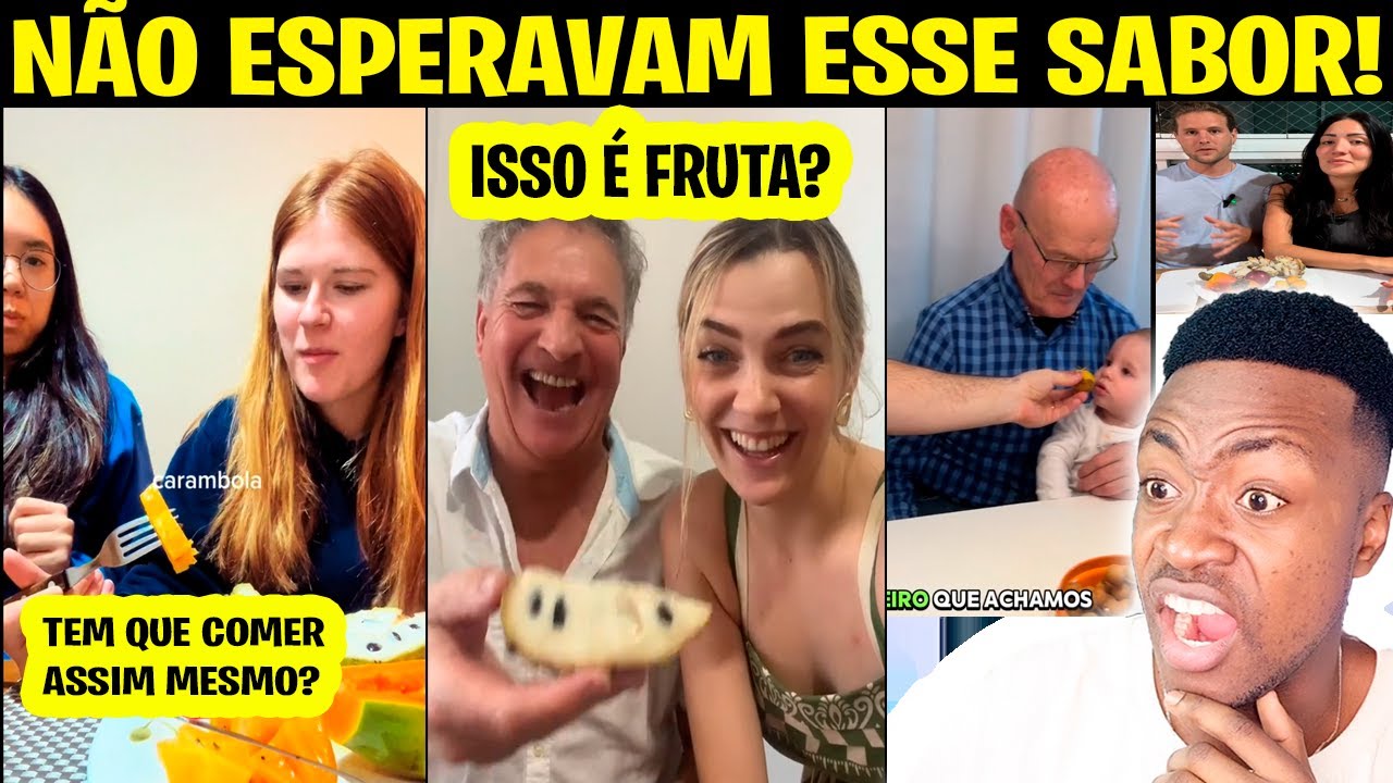 O Choque dos Gringos ao Provar Frutas do Brasil Pela Primeira Vez