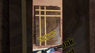 Walnut CuttingBoard With Oak Inlay #woodworking #cuttingboard #handmade #diy #newdesign #charcuterie