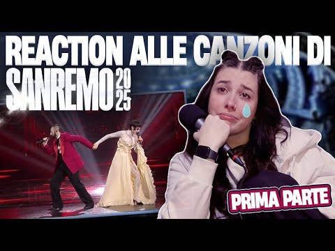 REACTION CANZONI DI SANREMO 2025 | (Prima Parte) - YouTube