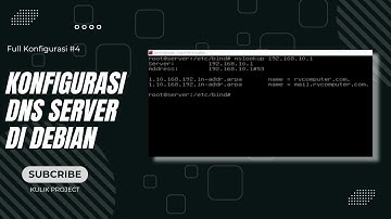 Cara Konfigurasi DNS Server di Debian | Full Konfigurasi Bagian 4