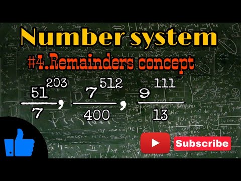 Number system | #4. Remainder concept - YouTube