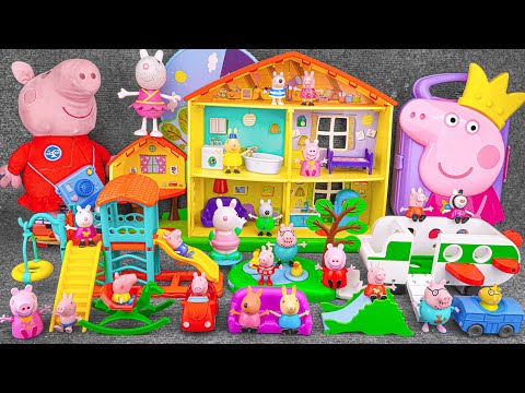 56 Minutes Satisfying with Unboxing Peppa Pig House Toys Play Set ASMR｜Review Toys