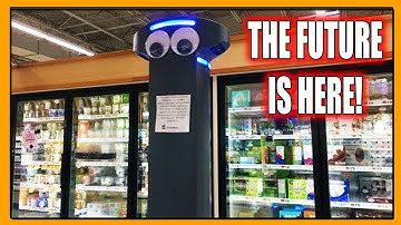 The Future is HERE! Meet Marty the Autonomous Stop and Shop Robot!