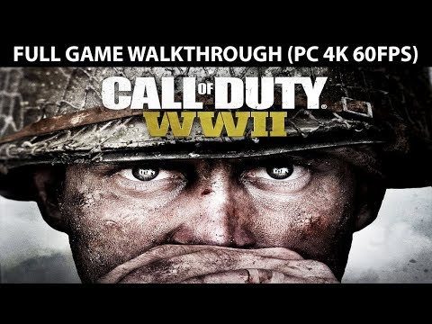 Call Of Duty WW2 FULL Game Walkthrough - No Commentary (PC 4K 60FPS)