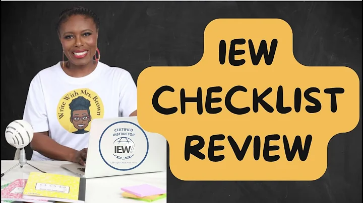 IEW Checklist Review|Grading Student Writing Made Easy| Homeschool