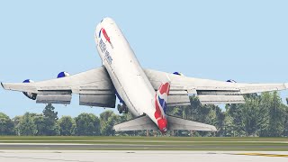 Worst Boeing 747 Emergency Landing | X-Plane 11