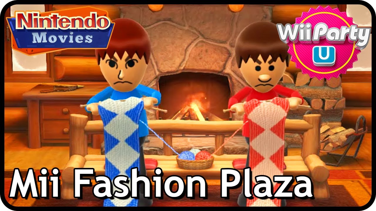 Wii Party U - Mii Fashion Plaza (2 players, Maurits vs Rik)