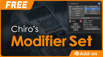 [Free] Modifier Set [Blender Addon]