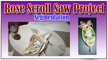 Rose scroll saw segmentation.