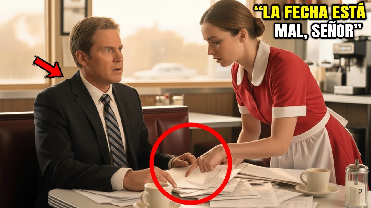 CEO millonario iba a firmar su bancarrota—hasta que una mesera descubrió un error crucial…