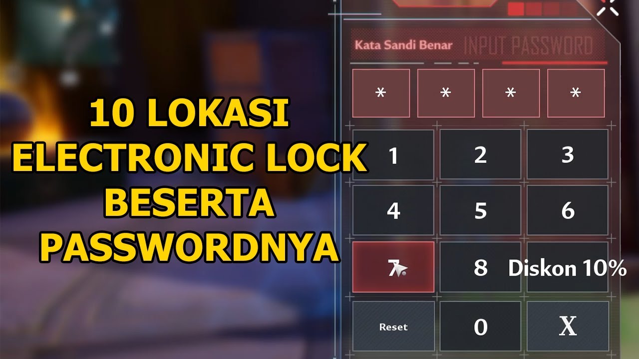 10 Lokasi Electronic Lock Beserta Passwordnya Tower Of Fantasy YouTube