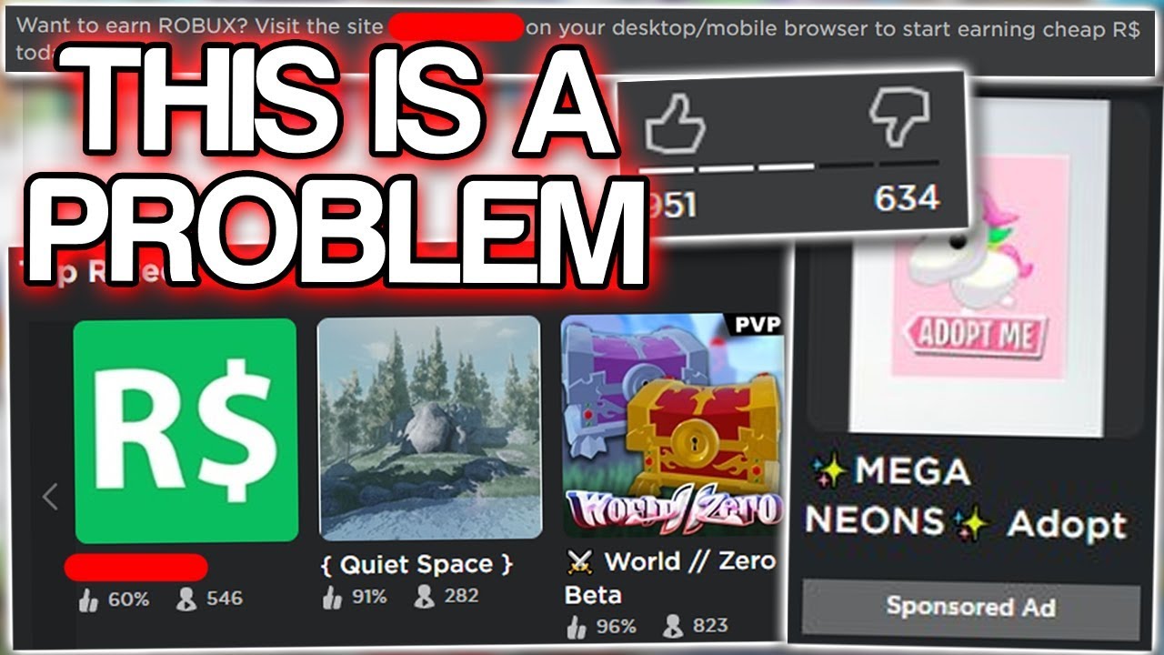How Did These Roblox Scam Games Get On The Front Page Youtube - roblox front page game scam