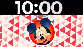 10 Minute Disney's Mickey Mouse themed Countdown Timer