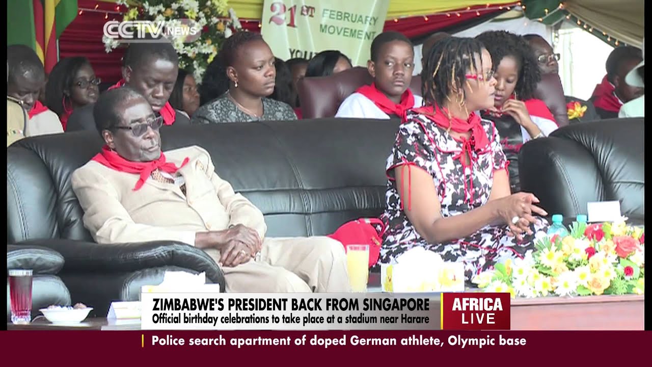 Mugabe Back From Singapore
