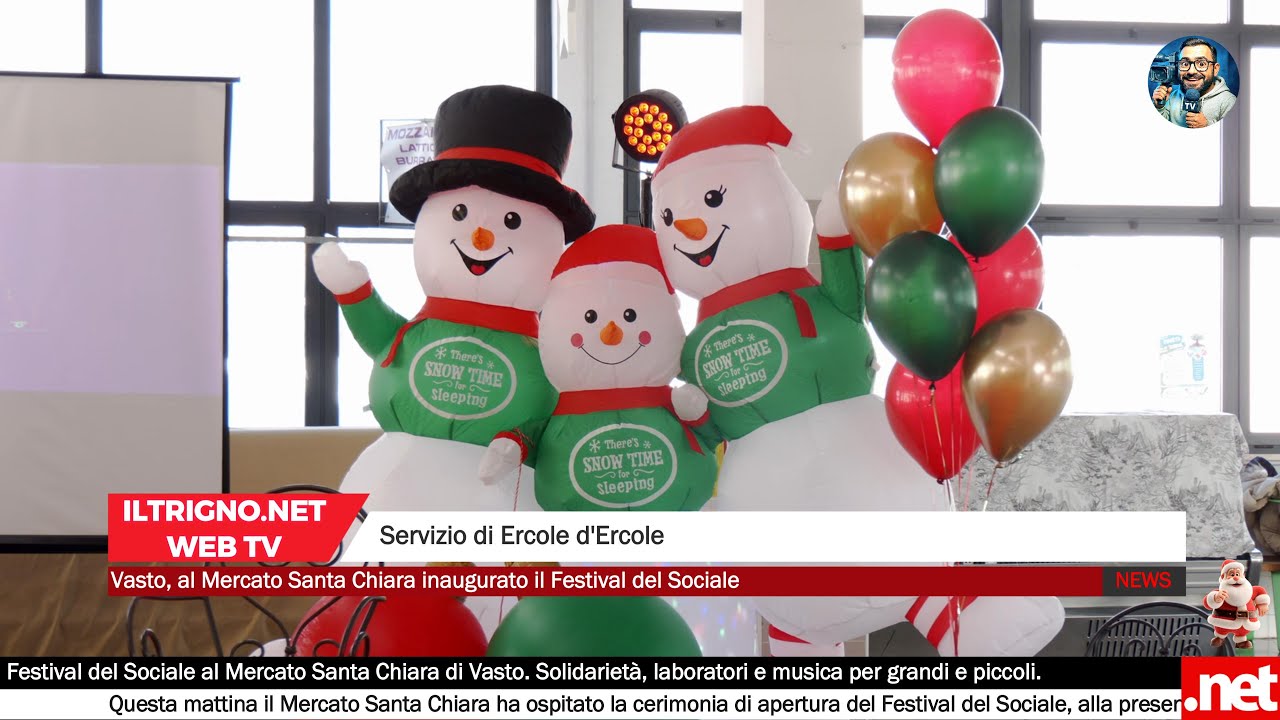 Vasto, al Mercato Santa Chiara inaugurato il Festival del Sociale