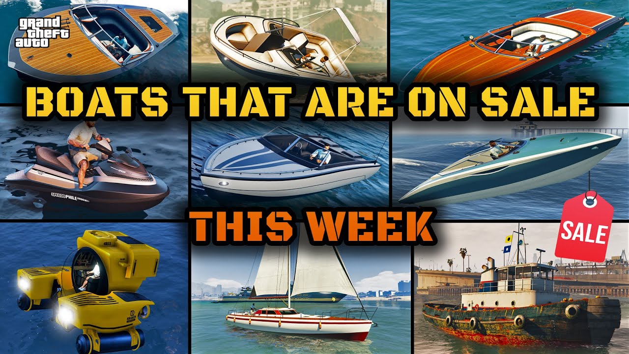ALL BOATS That Are On Sale This Week! GTA 5 Online | Which to BUY ? | NEW!