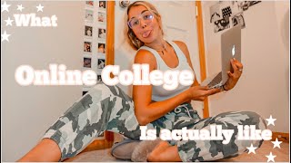 My first week of COLLEGE *Virtually* at MSU! (Productivity tips for online classes)