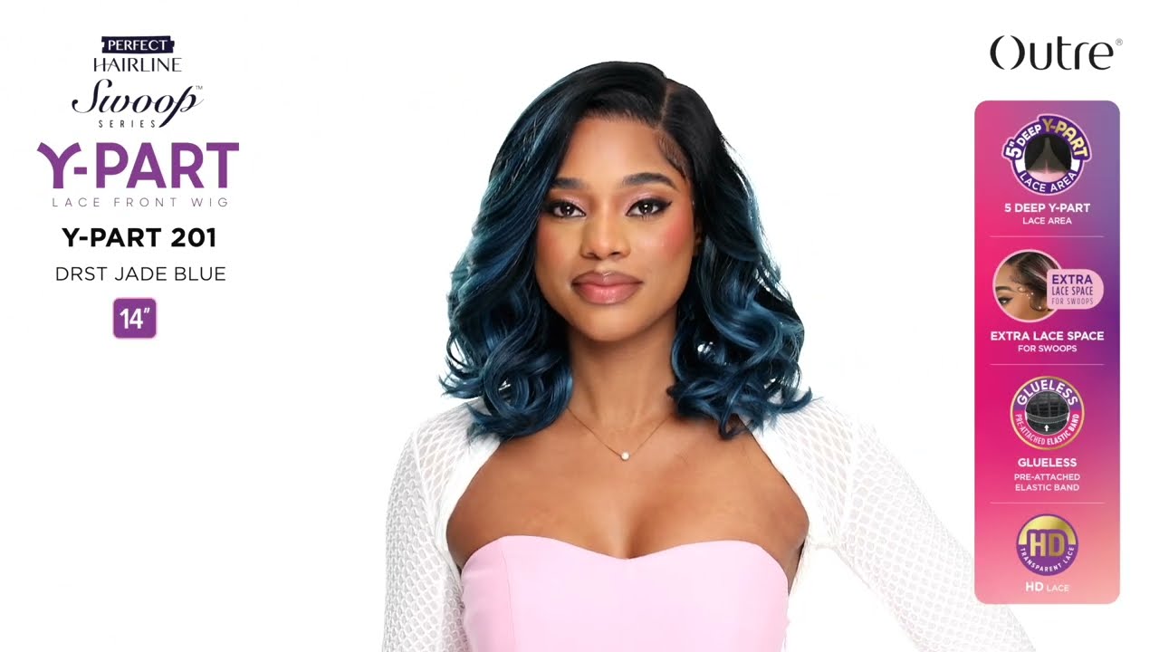 Outre Perfect Hairline Swoop Series Lace Front Wig - Y-Part 201