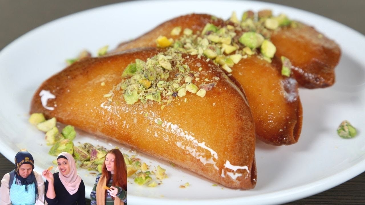 Must try!! Egyptian Atayef(qatayef) cripsy filled pancakes from