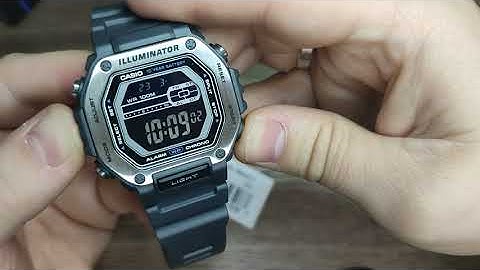 HOW TO ADJUST / SET TIME AND DATE CASIO MWD-110H