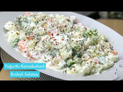 Yoğurtlu Karnabaharlı Brokoli Salatası - Naciye Kesici - Yemek Tarifleri
