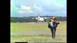 Ansett F27 at Williamtown, 1985