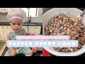 Cooking with Haley &amp; Marshy- Easter Puppy Chow!