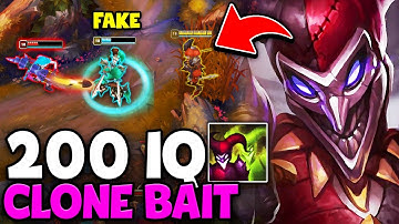 THE SNEAKIEST SHACO CLONE TRICK IN THE GAME! (FAKE RECALL BAIT)